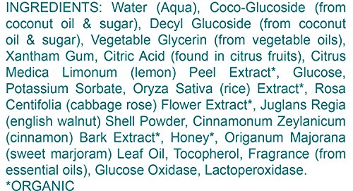 Himalaya Botanique Invigorating Natural Face Wash, 5.07oz/150ml con limón, canela y miel para las pieles normales y combinadas