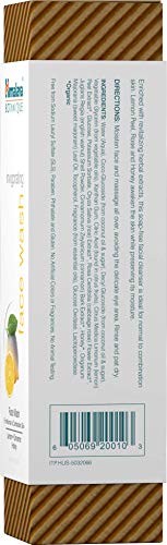 Himalaya Botanique Invigorating Natural Face Wash, 5.07oz/150ml con limón, canela y miel para las pieles normales y combinadas