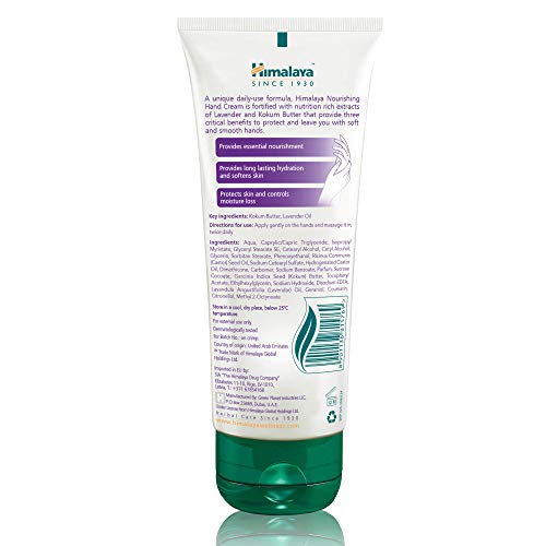 Himalaya Nourishing Hand Cream with extracts of Lavender and Kokum Butter, 100 ml