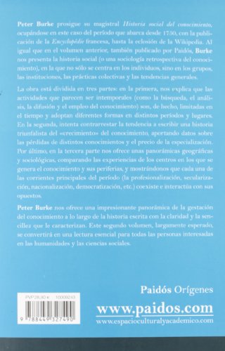 Historia social del conocimiento. Vol II: De la Enciclopedia a la Wikipedia (Orígenes)