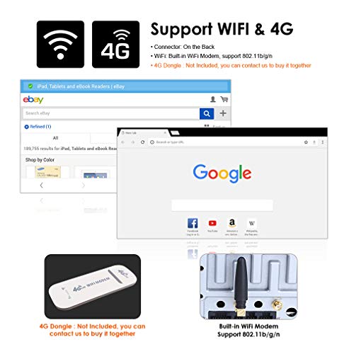 hizpo Unidad de Radio para Coche con Android 10 para Ford Focus Mondeo S-MAX C-MAX Galaxy con Soporte GPS, Pantalla de navegación, 4 G, WiFi, OBD2, Dab y Radio SWC DVD, Color Plateado