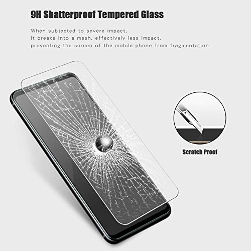 HJX Protector de Pantalla para Umidigi S5 Pro [2-Pack], Vidrio Templado de 9H Dureza, 2.5D Alta Definicion Sin Burbujas, Alta Sensibilidad, Umidigi S5 Pro Protector de Pantalla