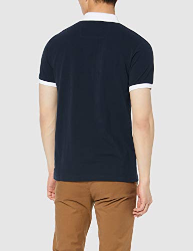 HKT by Hackett Amr Hkt Ucllr Polo, Azul (Navy 595), X-Large para Hombre