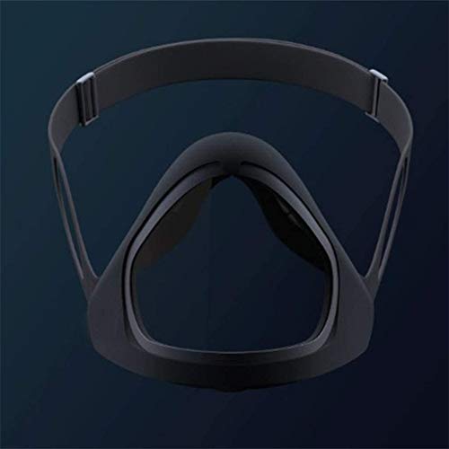 hmkazm Reusable Smart Mask, Gel de Sílice Antivaho Doble Mascarilla Protectora, Abra la Máscara Magnética Inteligente, Moda para Adultos Unisex, Transparentes, Transpirables (2 PCS)