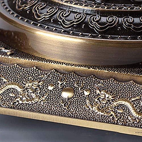 Hogar Ceniceros para Puros Antiguo creativo de cobre puro de Cenicero, Encuadre de cobre talla, Hotel Home Casa, Oficina joyería Decoración, Hogar Incienso Crafts Decoración para decoración en el hoga