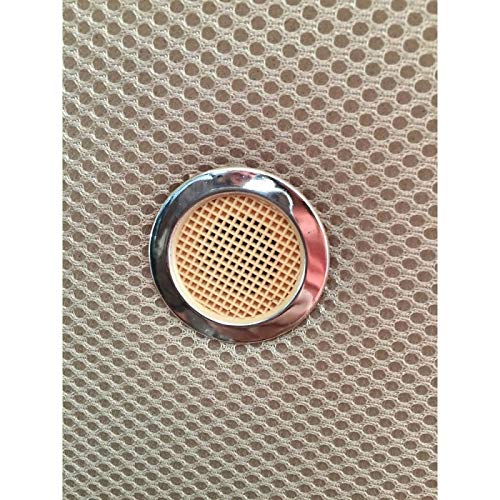 HOGAR24 ES Base tapizada 150 x 190 Reforzada con 7 Patas metálicas Alto 32 cm, tapizado 3D Color Beige + 4 válvulas de transpiración.