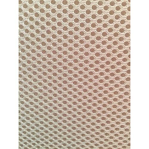 HOGAR24 ES Base tapizada 150 x 190 Reforzada con 7 Patas metálicas Alto 32 cm, tapizado 3D Color Beige + 4 válvulas de transpiración.