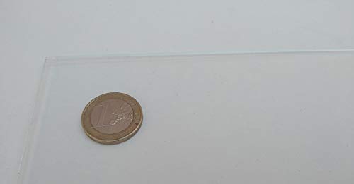 Hoja de plástico acrílico transparente 3mm - Tamaño A5 DINA5 (148 x 210 mm)- Metacrilato transparente varios tamaños - Plancha Metacrilato traslucido - Placa acrílico transparente - Lamina plástico