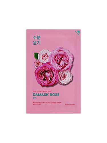 Holika Holika - Mascarilla Anti-Edad 20 ml - Ampoule Mask Sheet - Damask Rose - 1 unidad