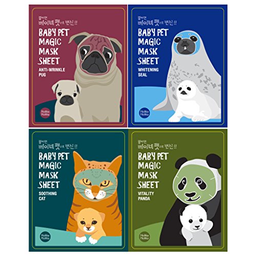 Holika Holika - Mascarilla Baby Pet 22 ml - Magic Mask Sheet - Panda - 1 unidad