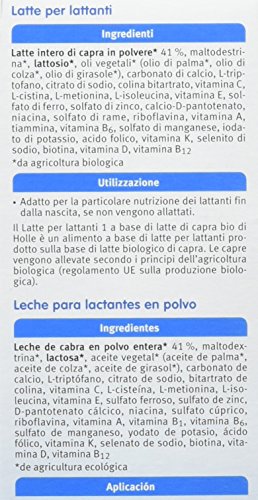 Holle Leche de Cabra Fórmula 1 para Lactantes - 400 gr (29276)