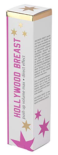 HOLLYWOOD BREAST Crema para aumentar los senos | Efecto Push-Up | Reafirmante y voluminizadora | Mujer incrementa el pecho | escote liso y firme 50ml