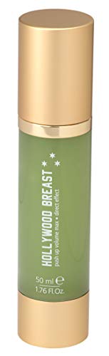 HOLLYWOOD BREAST Crema para aumentar los senos | Efecto Push-Up | Reafirmante y voluminizadora | Mujer incrementa el pecho | escote liso y firme 50ml
