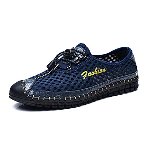 Hombres Zapatillas de Verano Zapatos de Malla Transpirable Mocasines Zapatos cómodos Hombres Suaves