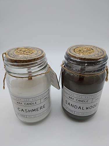 Home Deco Factory Vela aromática perfumada, esencias exclusivas, Aromas únicos, fragancias relajantes. 240g. (Cachemira)