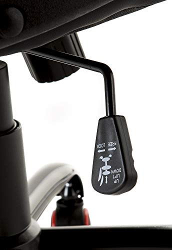 Home Heavenly®- Silla X-Gamer, de Oficina, sillón Gaming ergonómico, diseño de Oficina y despacho, Escritorio, con Ruedas (Rojo)