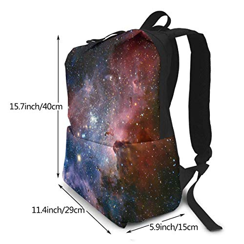 Homebe Mochila Unisex, Galaxy Space Business Laptop Backpack Durable Wear Resistance Schoolbag 14 * 8 Inch