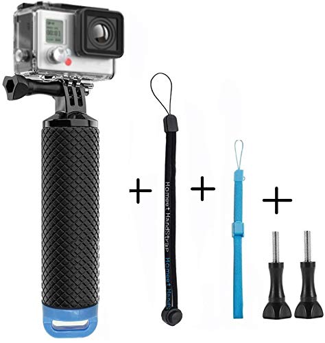 Homeet Palo Selfie para Cámara Deportiva, 49CM Monopié Extensible Camara Deportiva Palo Telescópico para Cámara de Acción y etc【Azul】