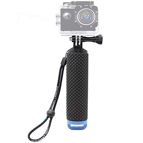 Homeet Palo Selfie para Cámara Deportiva, 49CM Monopié Extensible Camara Deportiva Palo Telescópico para Cámara de Acción y etc【Azul】