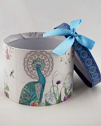 Homevibes Juego de Te Individual de Porcelana, 3 piezas Tetera + Taza + Platillo