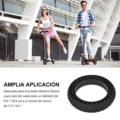 HORO.ES Repuesto Neumático Rueda 8,5" sólido para Scooter Eléctrico Xiaomi Scooter M365 - Negro (2)