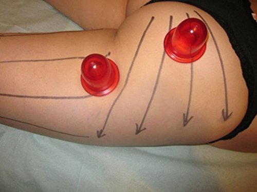 Hosaire 2PCS Pequeño Copas Cuerpo Anti Celulitis de vacío de Silicona Masaje con ventosas Copas Cuidado de la Salud