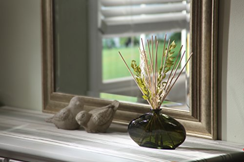 Hosley - Varillas para difusores botánicos de 1", color verde y marrón Ideal para bodas, inauguración de la casa, oficina en casa, meditación, ajustes Reiki O7.