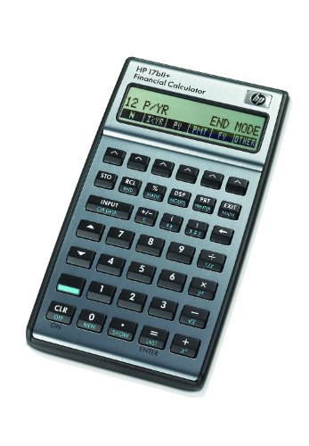 HP 17bII+ - Calculadora (bolsillo, Financiero, Plata, 250+, Botones, LCD)