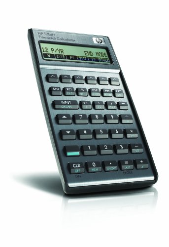 HP 17bII+ - Calculadora (bolsillo, Financiero, Plata, 250+, Botones, LCD)
