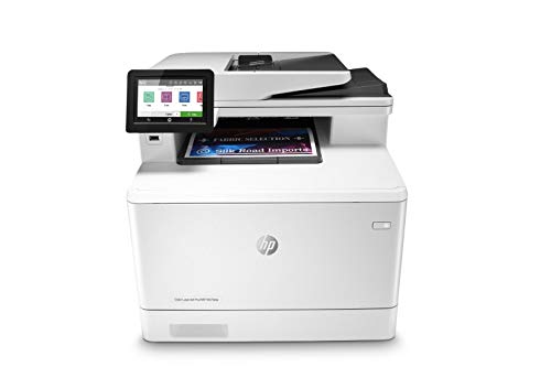 HP Color LaserJet Pro M479dw Impresora Láser Multifunción a Color (A4, hasta 27 ppm, de 750 a 4000 Páginas al Mes, 1 USB 2.0 , 1 USB Host, 1 Red Gigabit Ethernet 10/100/1000T, Wi-Fi, Doble cara)