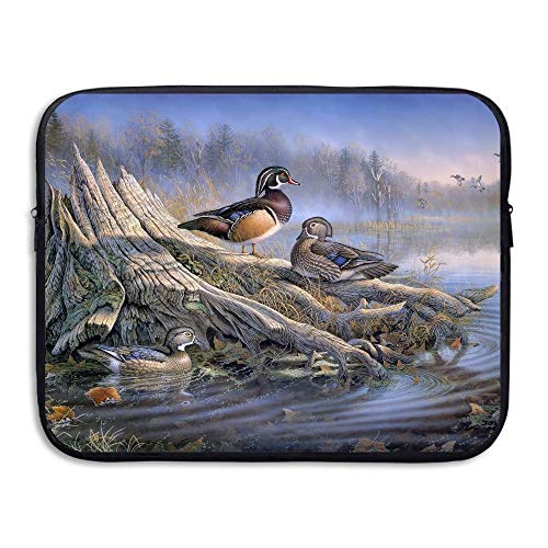 HRFKJYXG Business Briefcase Sleeve Cute Mandarin Duck Birds Wildlife Funda para computadora portátil Funda para Macbook Pro/Macbook Air