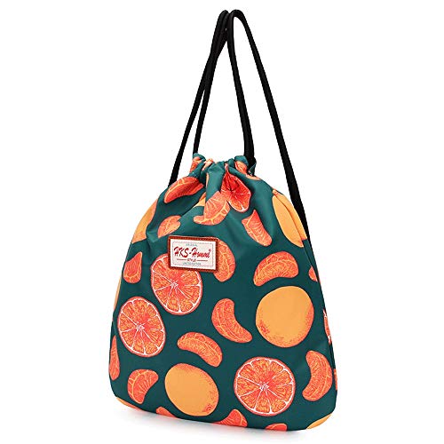 HTMAL Mochila con cordón Versión femenina coreana de The Wild Mochila pequeña Bolsa de estudiante masculino Bolso Viga Bolsillo Bolsa de viaje de ocio Material de poliéster Correa ajustable