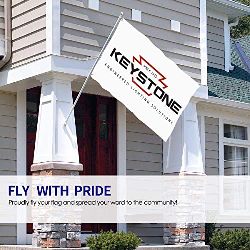 huatongxin Moschino Logo Bandera 3x5 Ft Grommets Tough Durable Fade Resistant for All Weather Outdoor