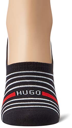 HUGO 2p As Low Cut CC Calcetines, black1, 43-46 para Hombre