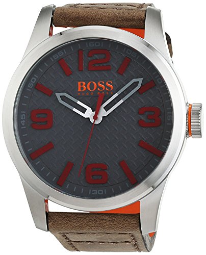 Hugo Boss Orange 1513351 - Reloj analógico de pulsera para hombre, correa de piel