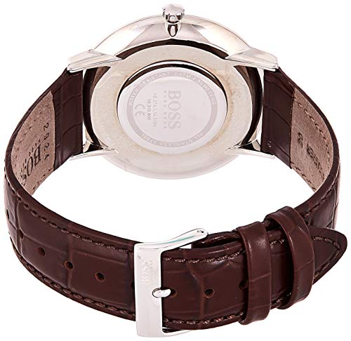Hugo BOSS Reloj Analógico para Hombre de Cuarzo con Correa en Cuero 1513646