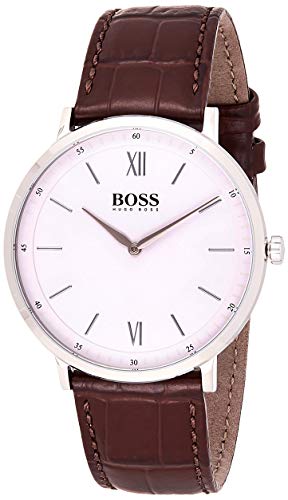 Hugo BOSS Reloj Analógico para Hombre de Cuarzo con Correa en Cuero 1513646