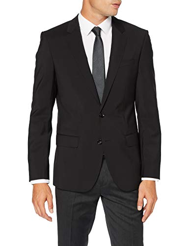 HUGO Henry181s Chaqueta de Traje, Negro (Black 001), 98 para Hombre