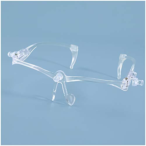 Huili Anti-Escupir Protector Facial - extraíble Escudo Transparente Cara - Visera Protectora Transparente - Prueba de Salpicaduras - a Prueba de Aceite - para el Taller de Cocina de Limpieza,A