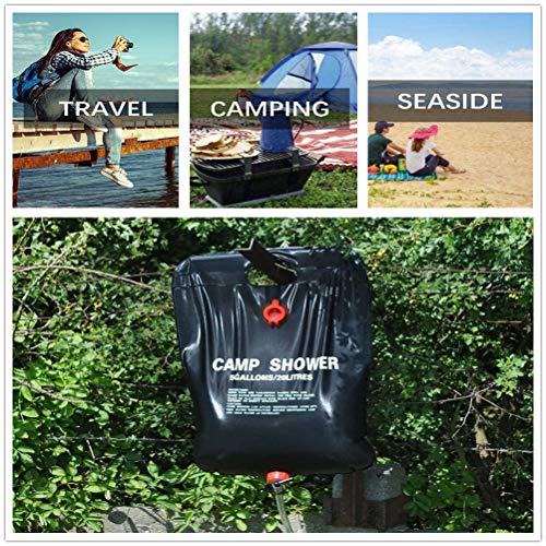 HUOHUOHUO Ducha Solar Camping Portatil,Ducha Solar Bolsa,Bolsa de Ducha Solar Exterior,Ducha Solar Bolsa Camping,Bolsa de Ducha para Camping,Bolsa de Ducha Portatil