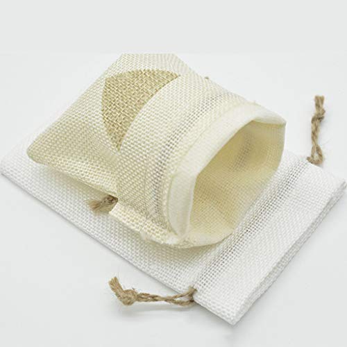 Huyiko 50 Lin Partes Impresas algodón de Lino de Almacenamiento Saordon a Partir de Perlas joyería Maquillaje Regalos Dulces