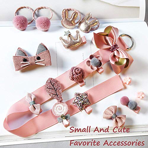 HY-WWK Accesorios para el Cabello, Lindo, Lazos para el Cabello, Pinzas para la Cabeza, Juego de Pasadores, Accesorios para la Cabeza, Herramientas de Peinado para Niñas, Bebés, Niños, Cumpleaños, Re
