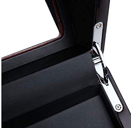 HYLL Reloj automático Winder Box 10 Muestra Laca de Piano, la rotación automática de la Cadena Motorbox más silencioso,Blanco