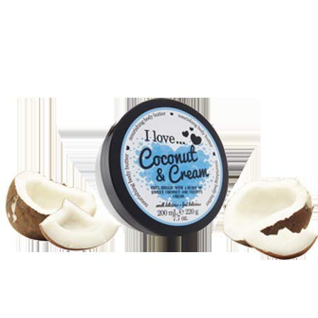 I Love... Coconut & Cream Nourishing Body Butter 200ml by I Love Cosmetics