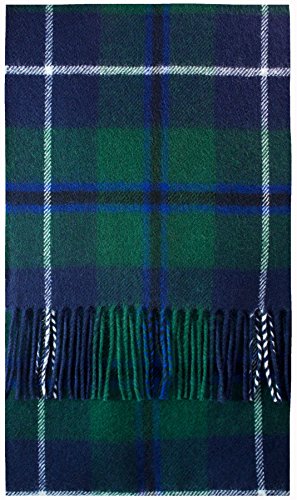 I Luv LTD Douglas Bufanda Moderna de Lana Cepillada de Tartán