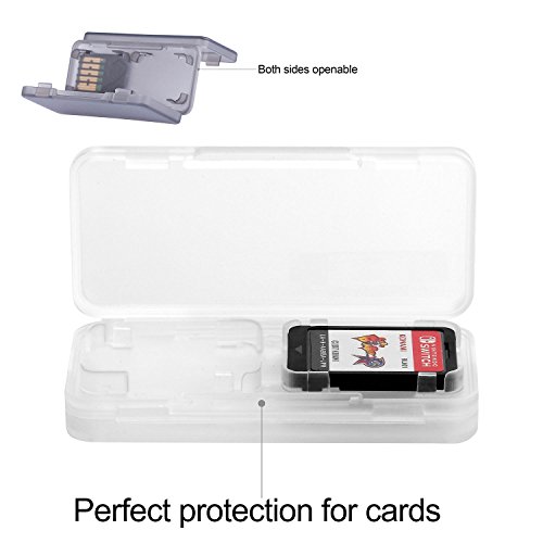 iAmer 11 en 1 Accesorios para Nintendo Switch, con Funda para Nintendo Switch+Funda Transparente+3 Protector de Pantalla+Funda de Silicona +4 Pulgar Grips+2 Estuche De Juegos+Paño de Limpieza