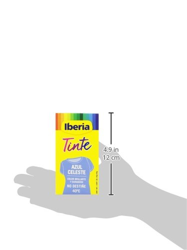 Iberia - Tinte Azul Celeste para ropa, 40°C