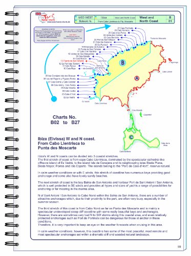 IBIZA (Eivissa) AND FORMENTERA FOR SPORT BOATS - all ports and anchorages