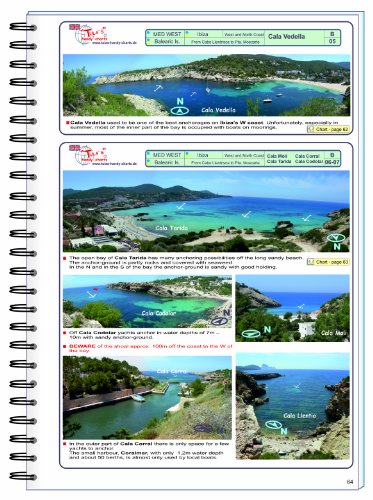 IBIZA (Eivissa) AND FORMENTERA FOR SPORT BOATS - all ports and anchorages
