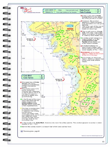 IBIZA (Eivissa) AND FORMENTERA FOR SPORT BOATS - all ports and anchorages